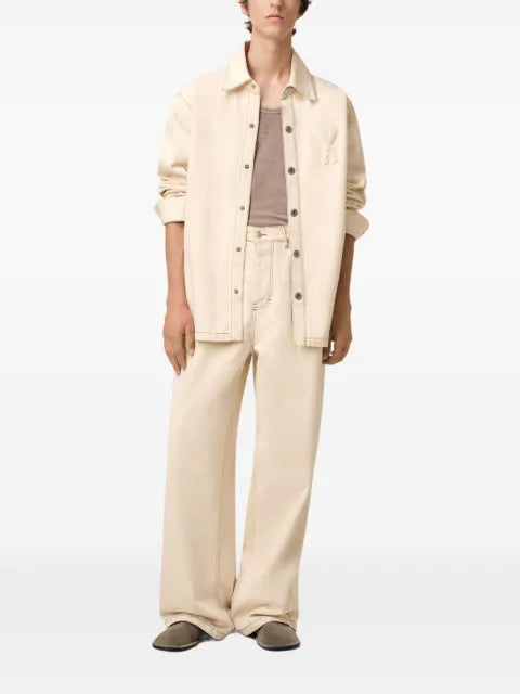 AMI Paris Ami de Coeur cotton overshirt
