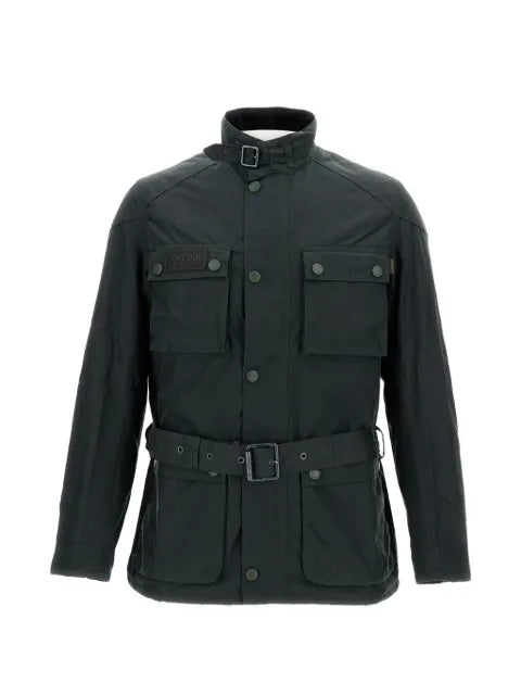 Barbour International Blackwell belted waxed jacket