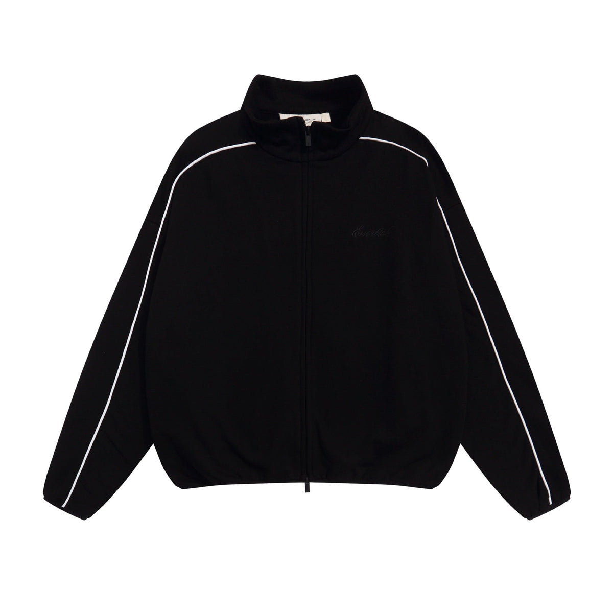 Fear of God Striped Letter Embroidered Fleece Zip-Up Jacket Unisex