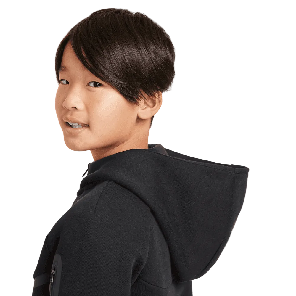 Big Kids Nike Sportswear Tech Fleece Full-Zip Hoodie