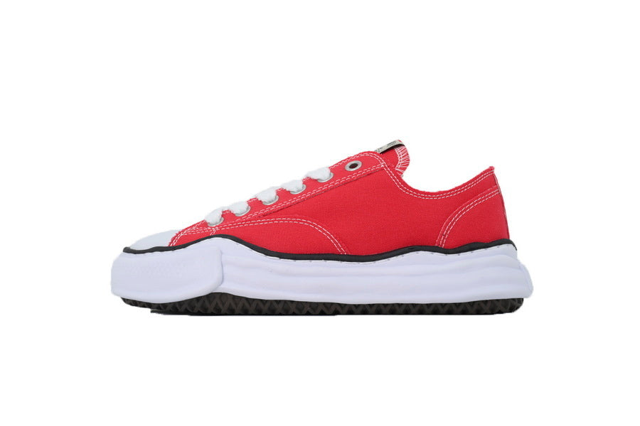 Maison Mihara Yasuhiro Peterson Original Sole Canvas Low Red NO.721 A01FW702